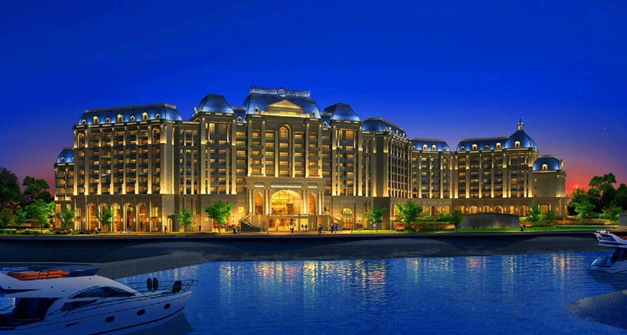 Wanda Vista Qingdao Movie Metropolis Hotel Kültér fotó